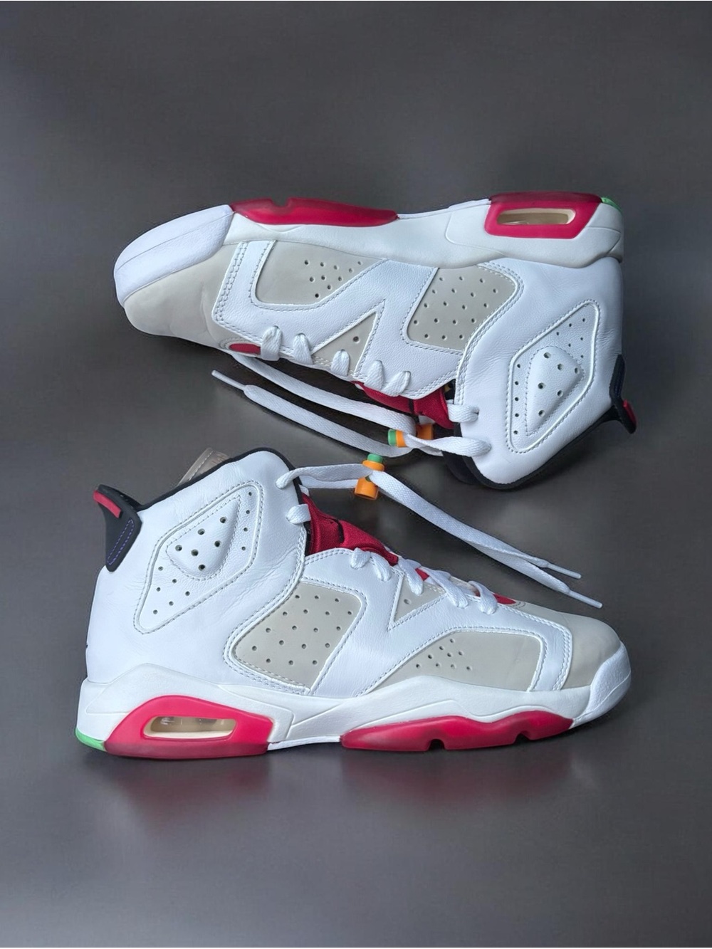 Nike Air Jordan 6 Retro Hare CT8529-062 White Infrared 6.5Y Womens 8